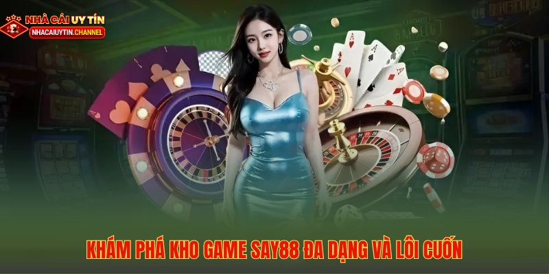 Say88 - Nền Tảng Giải Trí Trực Tuyến Thế Hệ Mới 3 Kho tàng trò chơi đa dạng và đẳng cấp tại hệ sinh thái cá cược Say88